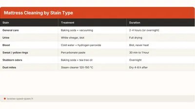 How to Clean a Mattress: Stains, Odours & Maintenance