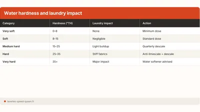 Limescale and Hard Water: Impact on Laundry and Solutions