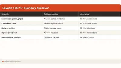 Lavar a 90 °C: ¿cuándo es realmente necesario?