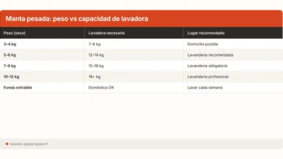 Cómo lavar una manta pesada en la lavadora sin riesgos