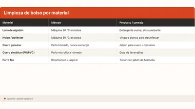 Como limpiar un bolso de tela, cuero o cuero sintetico