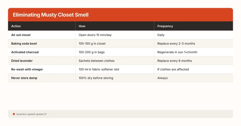 Eliminating Musty Closet Smell
