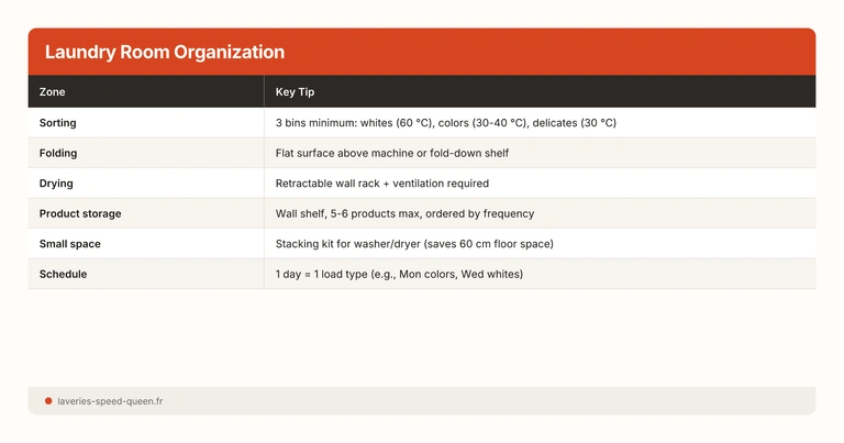Laundry Room Organization