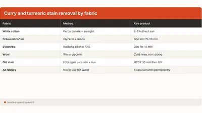 How to Remove a Curry or Turmeric Stain from Clothes