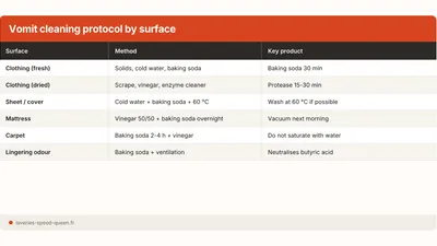 How to Remove Vomit Stains from Fabric, Mattress or Carpet