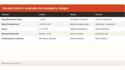 Secar ropa en interior: humedad y riesgo de moho