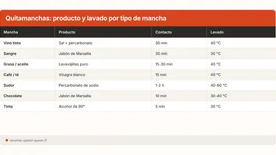 Quitar manchas difíciles: soluciones eficaces antes del lavado (2026)