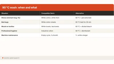 Washing at 90 °C: When Is It Really Necessary?