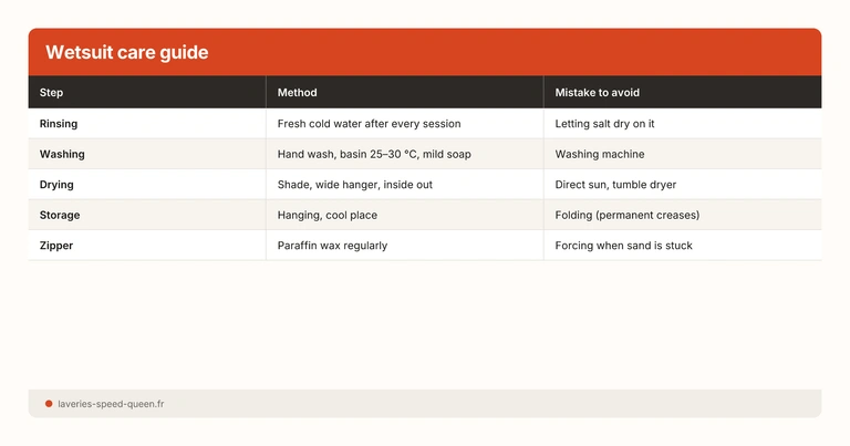 Wetsuit care guide