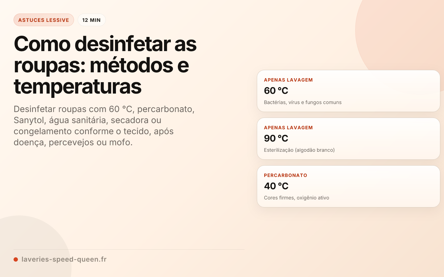 Como desinfetar as roupas: métodos e temperaturas