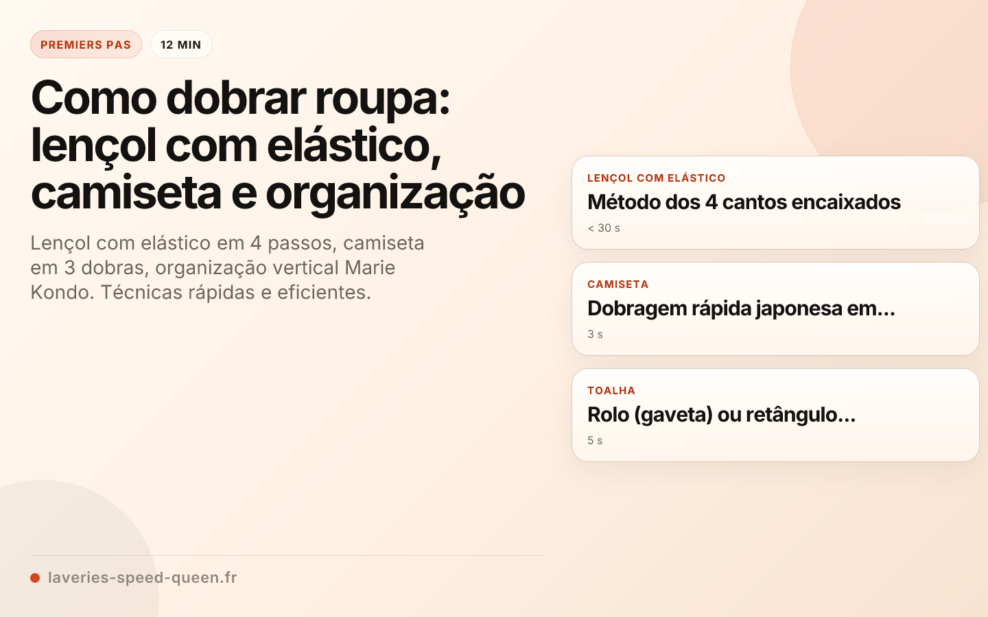Como dobrar roupa: lençol com elástico, camiseta e organização