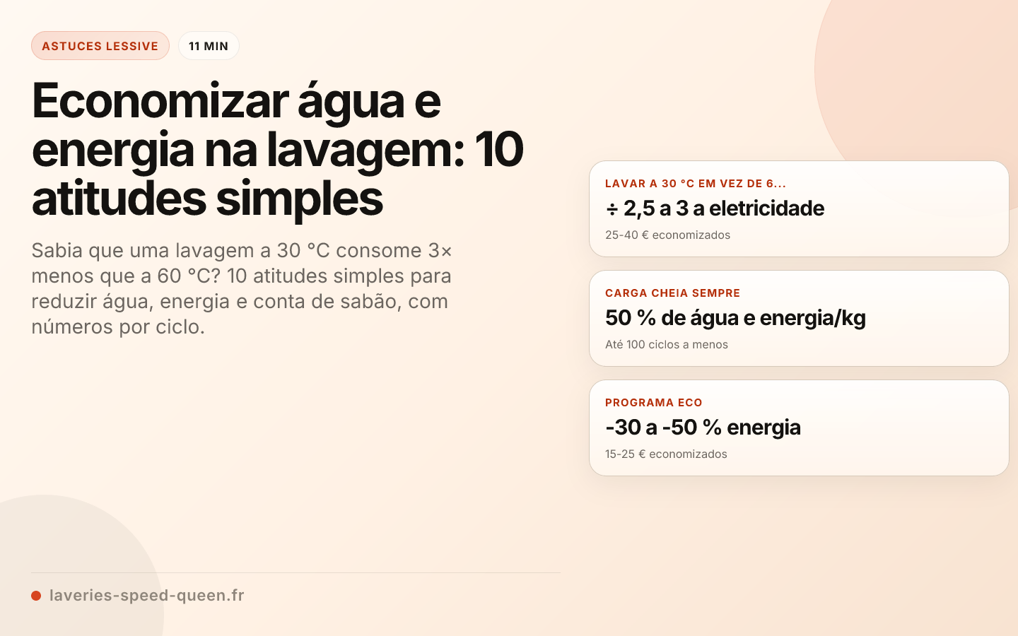 Economizar água e energia na lavagem: 10 atitudes simples
