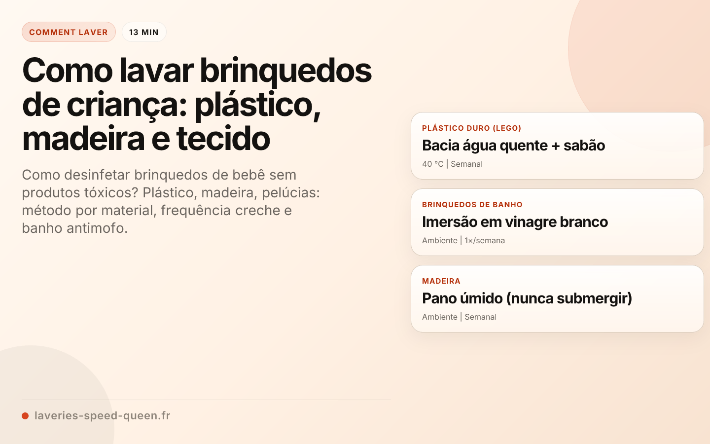 Como lavar brinquedos de criança: plástico, madeira e tecido