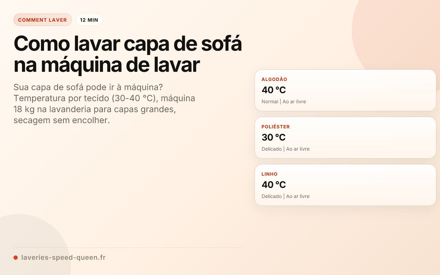 Como lavar capa de sofá na máquina de lavar