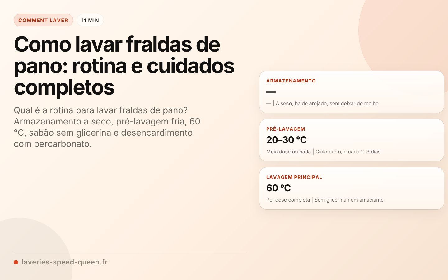 Como lavar fraldas de pano: rotina e cuidados completos