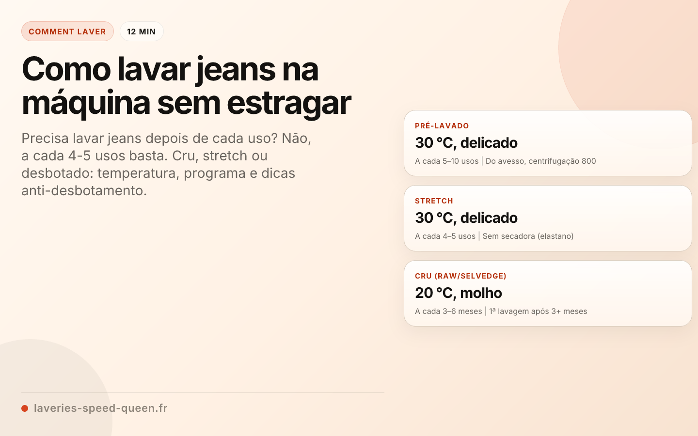 Como lavar jeans na máquina sem estragar