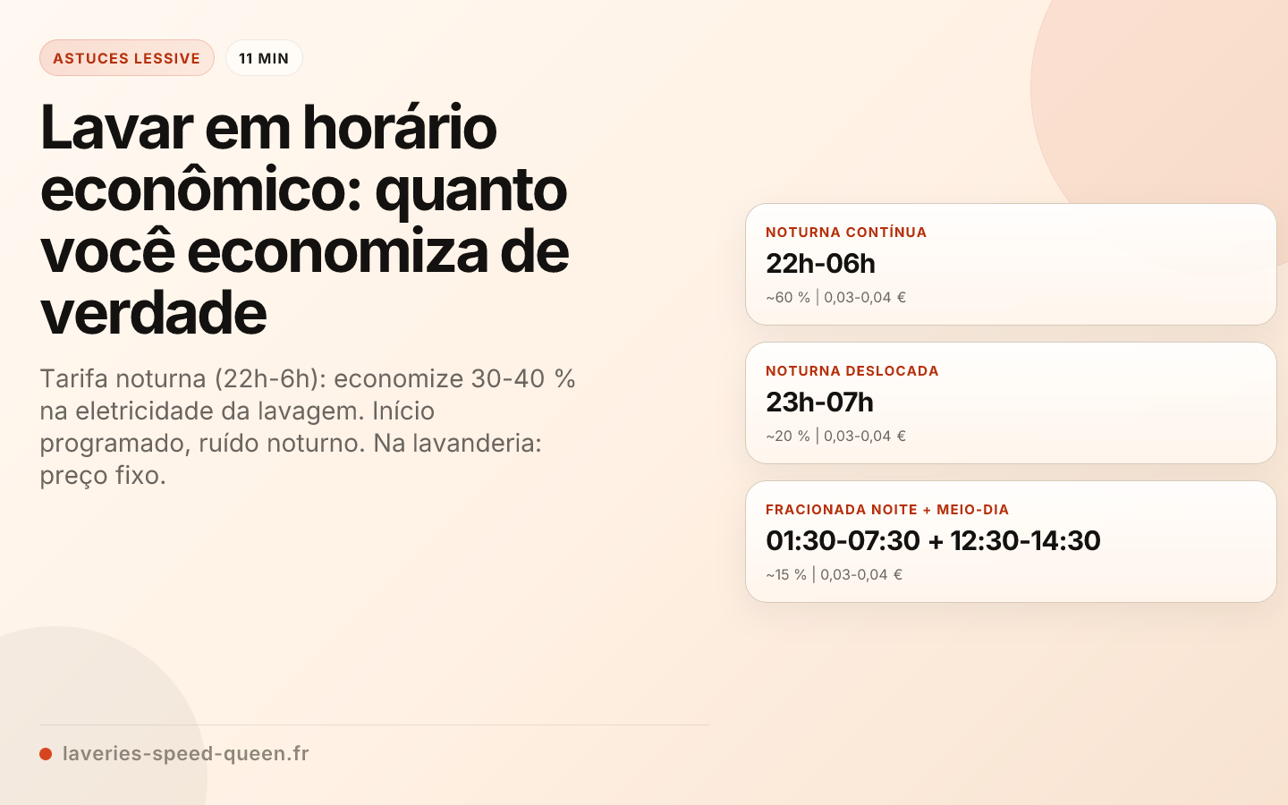 Lavar em horário econômico: quanto você economiza de verdade