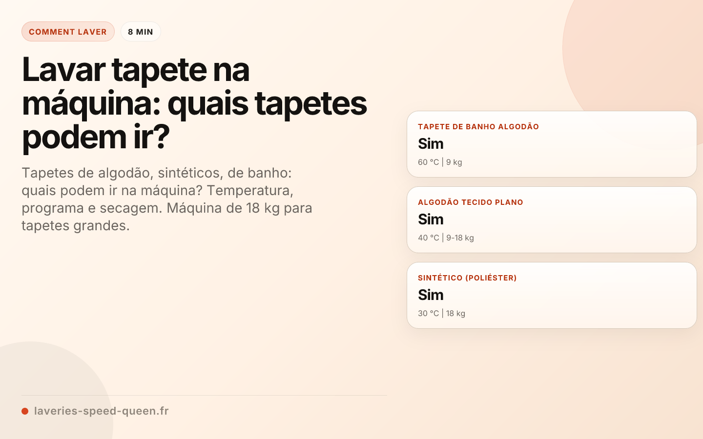 Lavar tapete na máquina: quais tapetes podem ir?