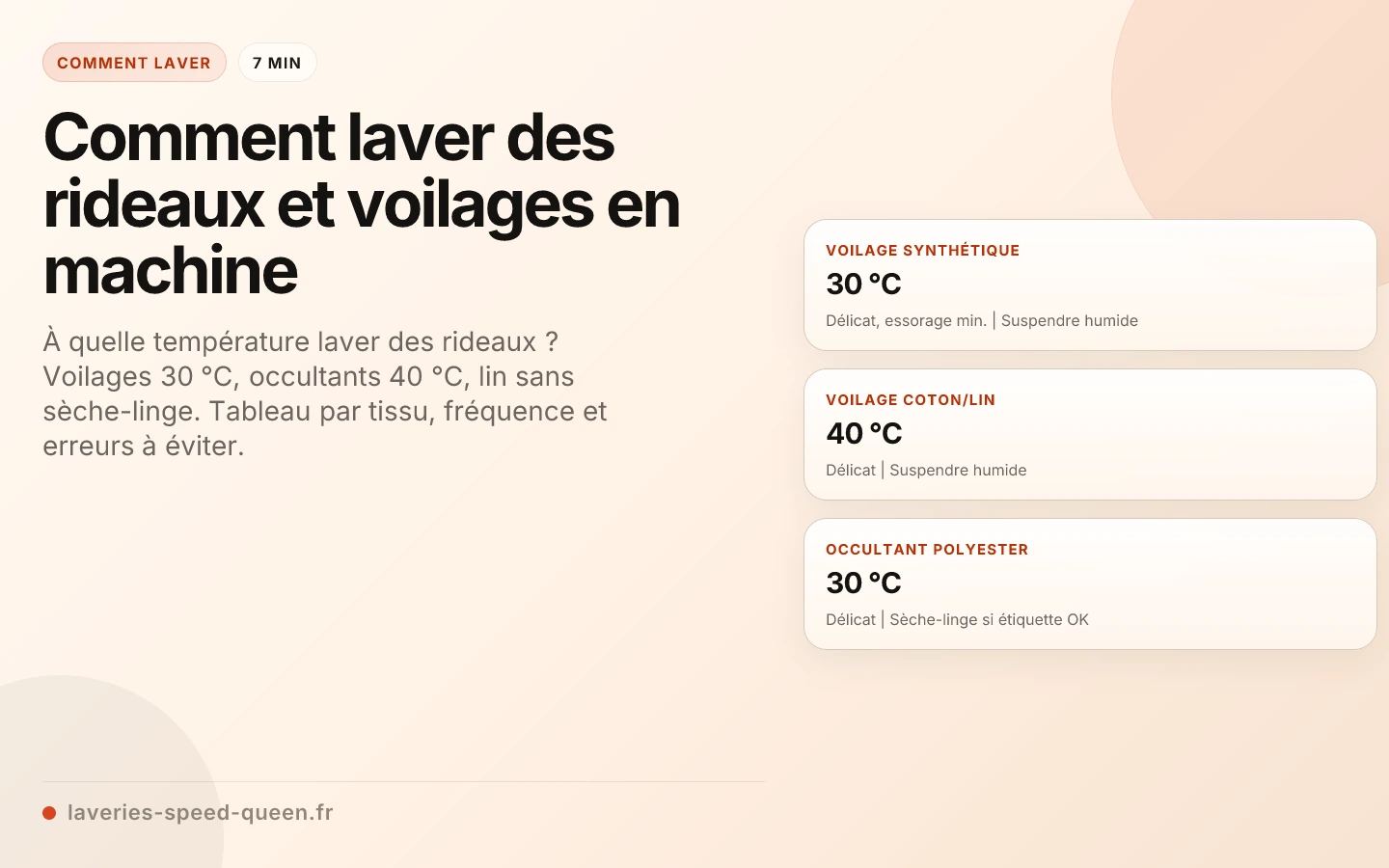 Comment laver des rideaux et voilages en machine