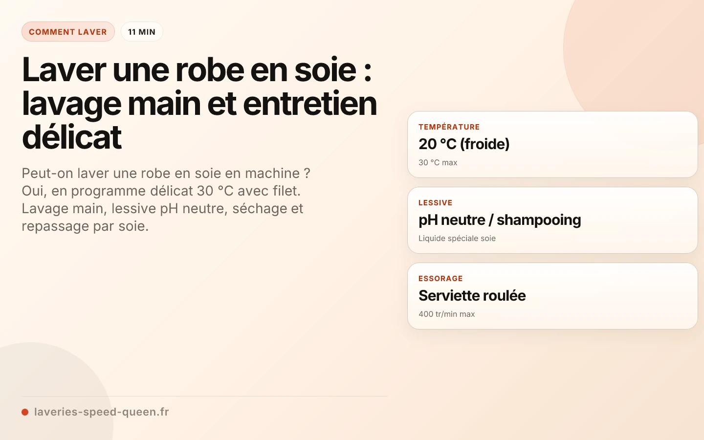 Laver une robe en soie : lavage main et entretien délicat