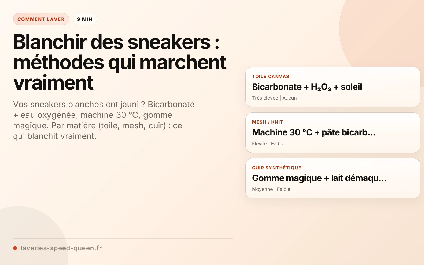 Blanchir des sneakers : méthodes qui marchent vraiment