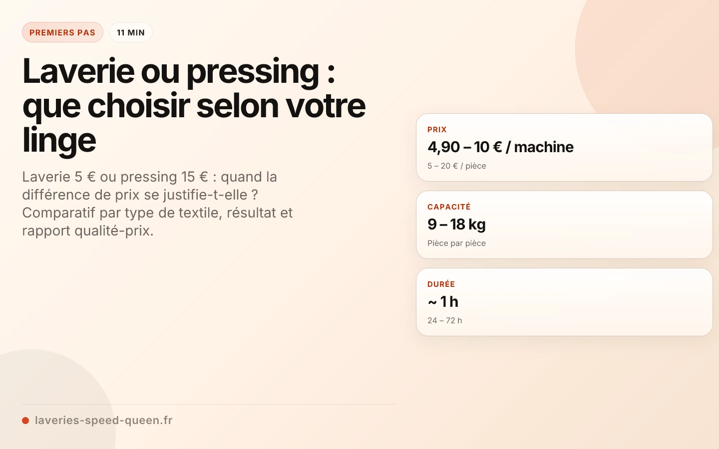 Laverie ou pressing : que choisir selon votre linge