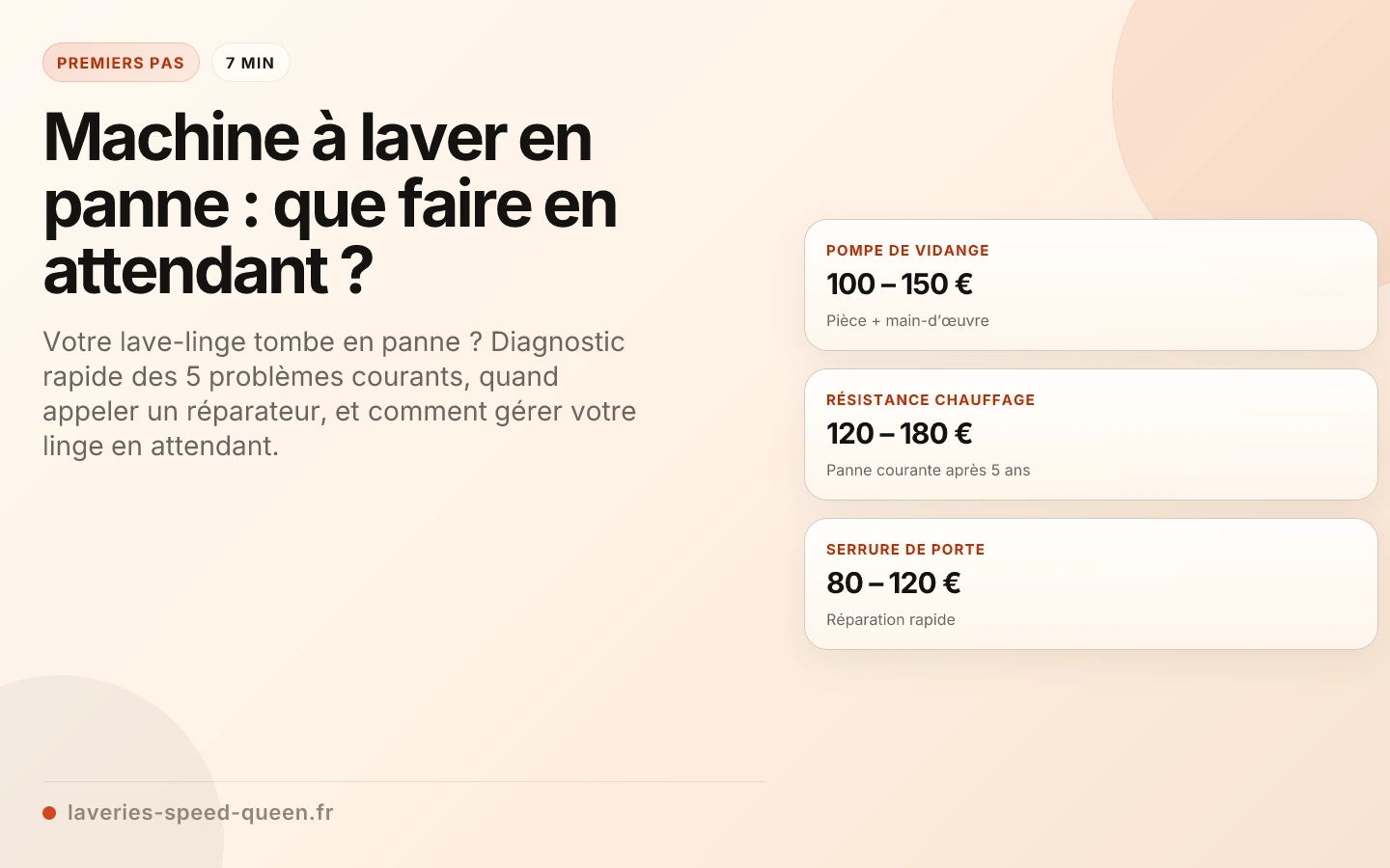 Machine à laver en panne : que faire en attendant ?