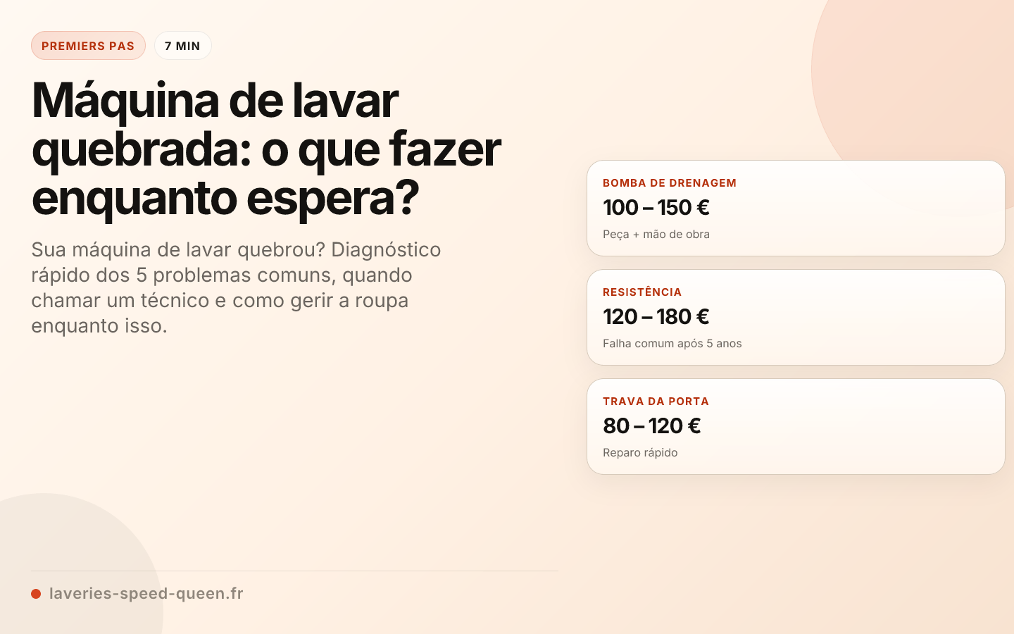 Máquina de lavar quebrada: o que fazer enquanto espera?