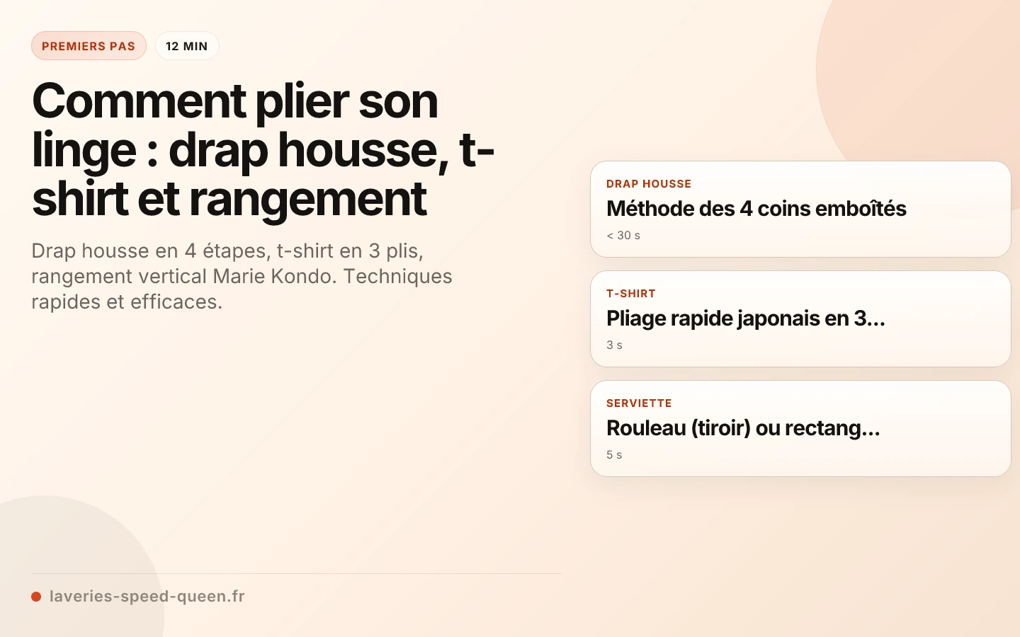 Comment plier son linge : drap housse, t-shirt et rangement