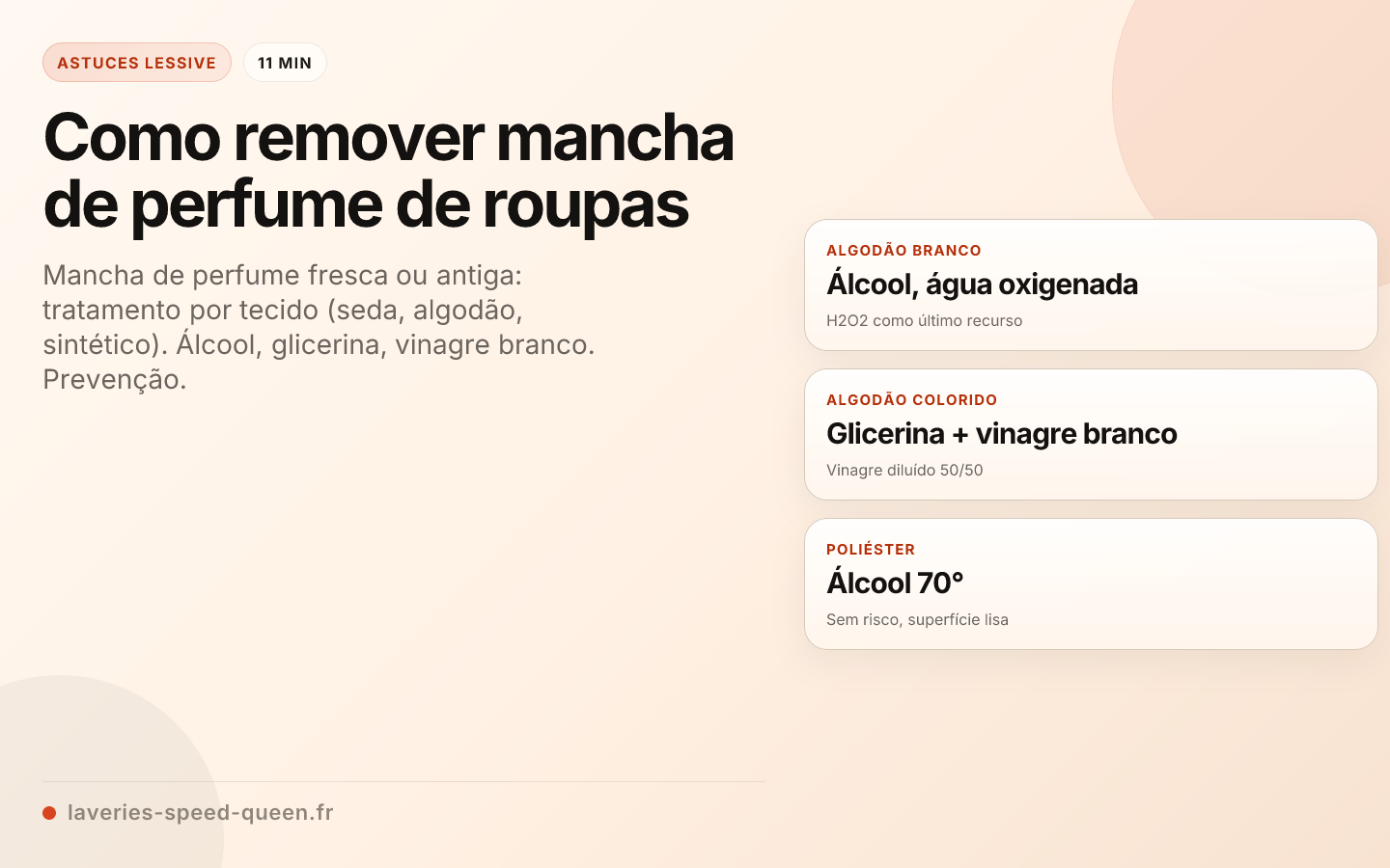 Como remover mancha de perfume de roupas