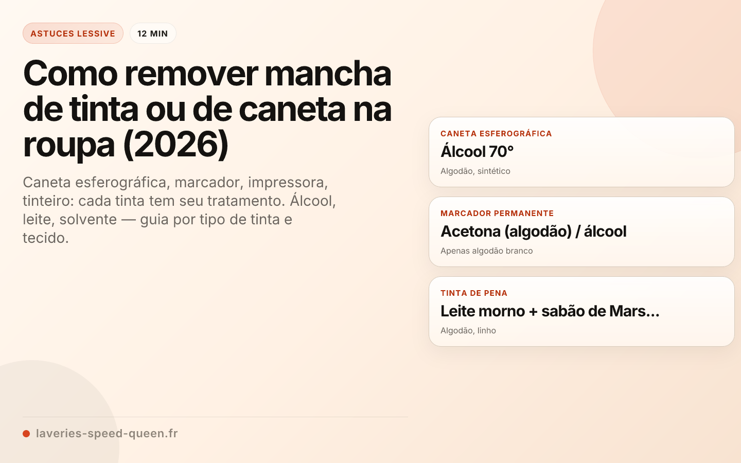 Como remover mancha de tinta ou de caneta na roupa (2026)